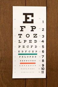Eye chart