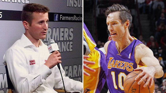 Kasey Kahne and Steve Nash