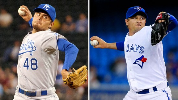 Joakim Soria and Jason Frasor