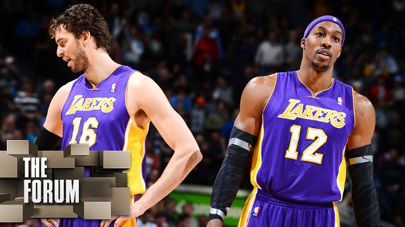 Dwight Howard and Pau Gasol