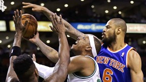 Paul Pierce, Tyson Chandler, Iman Shumpert 