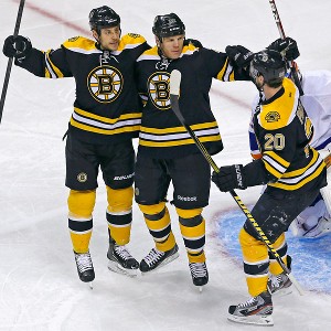 Shawn Thornton, Daniel Paille, Gregory Campbell