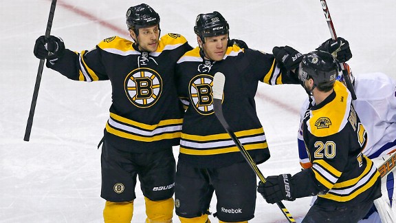 Shawn Thornton, Daniel Paille, Gregory Campbell