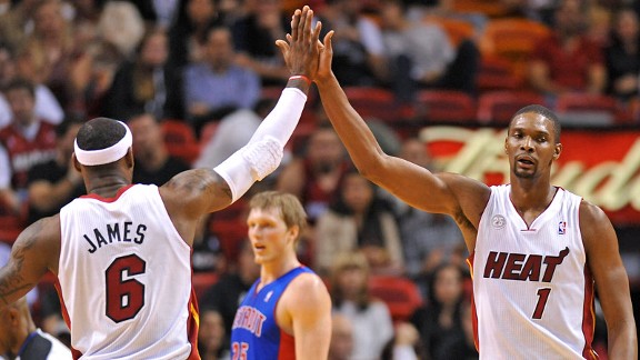 LeBron James, Chris Bosh