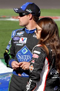 Danica Patrick and Ricky Stenhouse Jr.