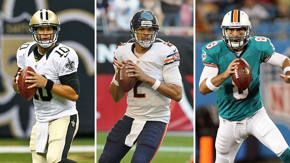 Chase Daniel, Jason Campbell and Matt Moore