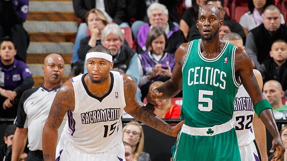 DeMarcus Cousins, Kevin Garnett