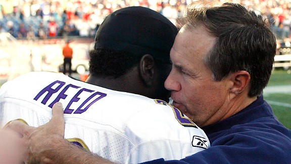 Ed Reed and Bill Belichick