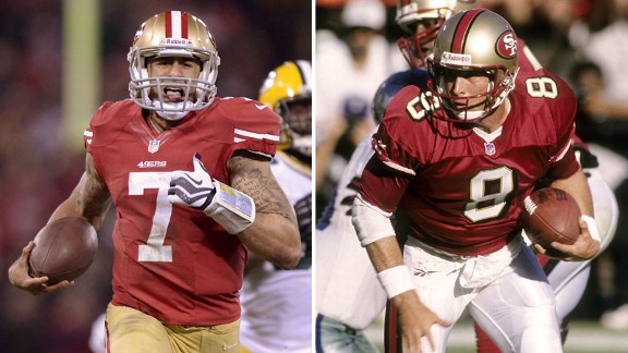 Colin Kaepernick, Steve Young