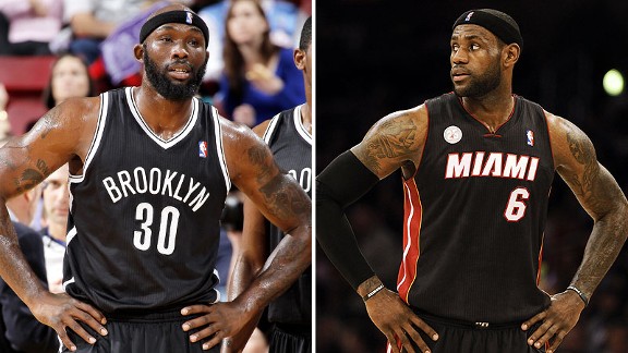Reggie Evans, LeBron James
