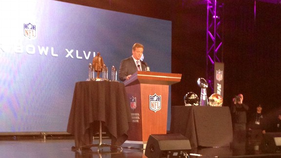 Sam Gordon and Roger Goodell