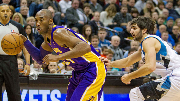 Kobe Bryant, Ricky Rubio