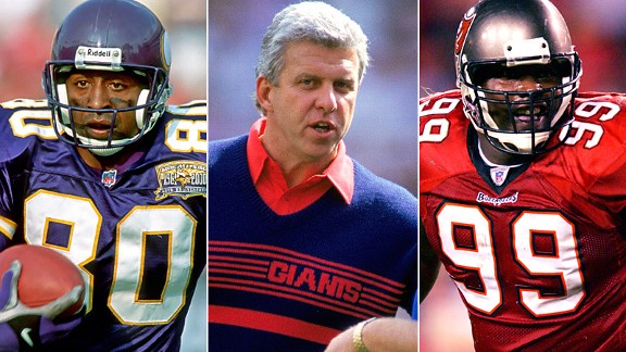 Cris Carter, Bill Parcells & Warren Sapp