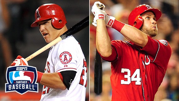 Mike Trout and Bryce Harper