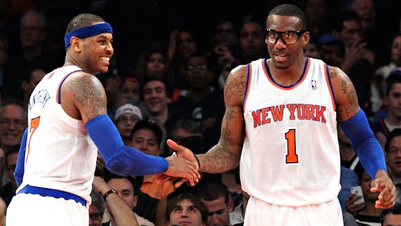 Carmelo Anthony and Amar'e Stoudemire