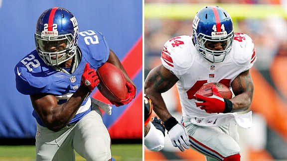 Ahmad Bradshaw and David Wilson