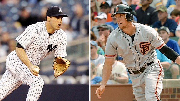 Mark Teixeira and Hunter Pence