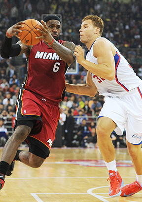 Blake Griffin and LeBron James 