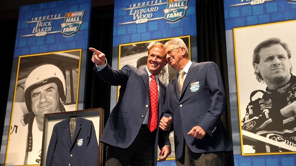 Rusty Wallace and Leonard Wood