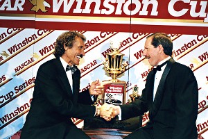Richard Petty and Dale Earnhardt