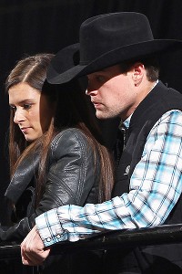 Danica Patrick and Ricky Stenhouse Jr.