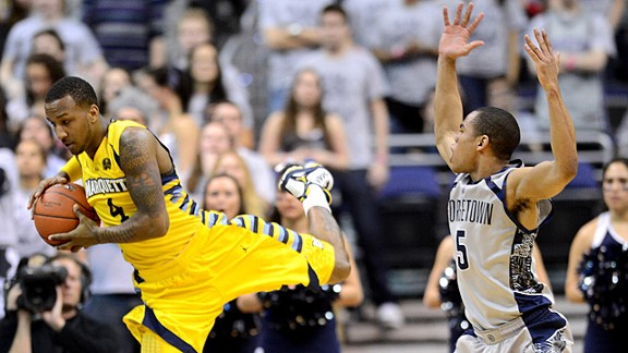 Marquette guard Todd Mayo