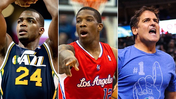 Paul Millsap, Eric Bledsoe & Mark Cuban