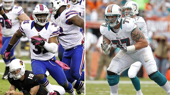 Jairus Byrd and Jake Long