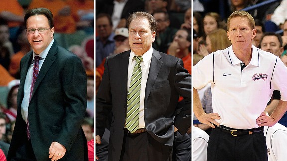 Tom Crean, Tom Izzo and Mark Few