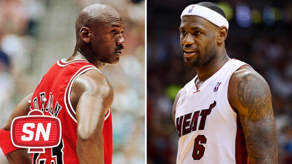 LeBron James, Michael Jordan