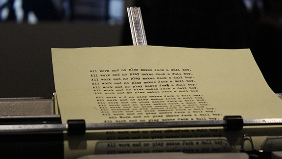 Typewriter, Stanley Kubrick at LACMA