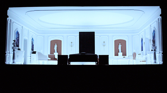 Bedroom, Stanley Kubrick at LACMA