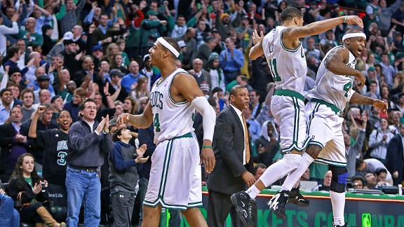 Boston Celtics celebrate