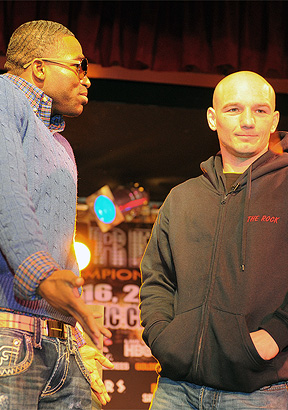 Adrien Broner and Gavin Rees
