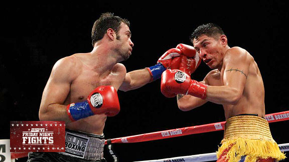 Delvin Rodriguez's 6th-round TKO of George Tahdooahnippah