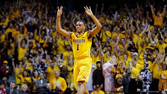 Minnesota's Andre Hollins