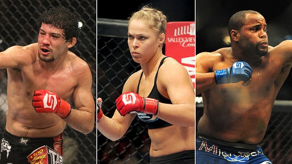 Gilbert Melendez/Ronda Rousey/Daniel Cormier