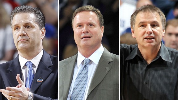 John Calipari, Bill Self and Larry Eustachy