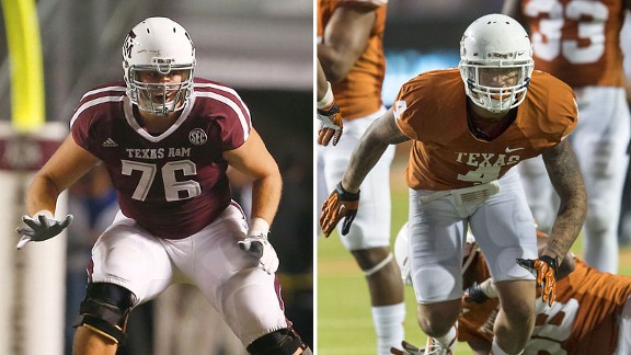 Luke Joeckel and Kenny Vaccaro