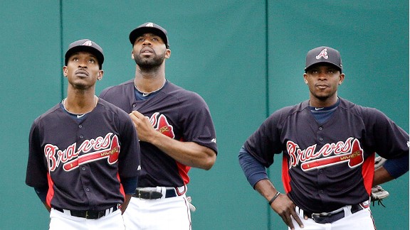 B.J. Upton, Jason Heyward & Justin Upton