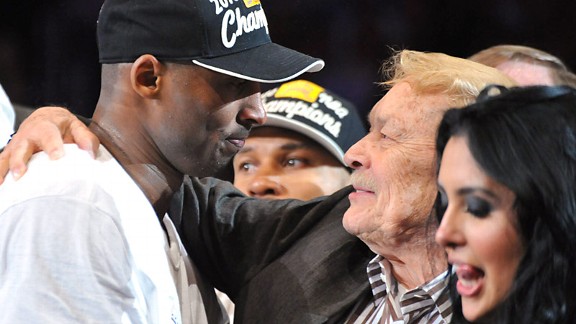 Kobe Bryant and Jerry Buss