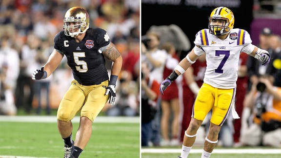 Manti Te'o and Tyrann Mathieu