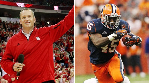 Dave Doeren and Jerome Smith