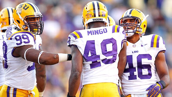 Sam Montgomery, Barkevious Mingo, Kevin Minter