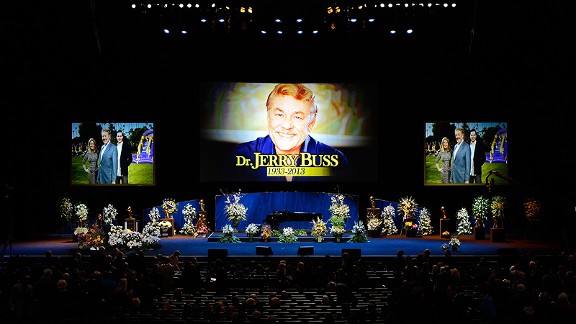 Jerry Buss memorial service