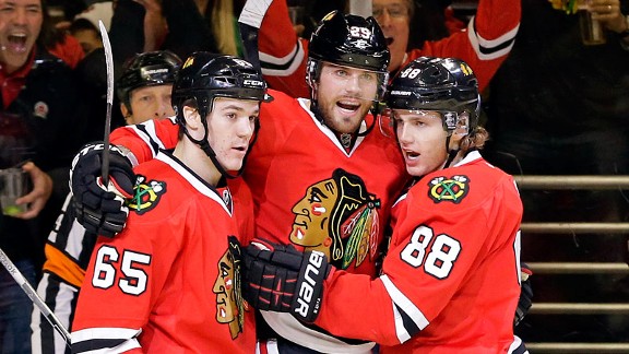 Viktor Stalberg, Andrew Shaw, Patrick Kane