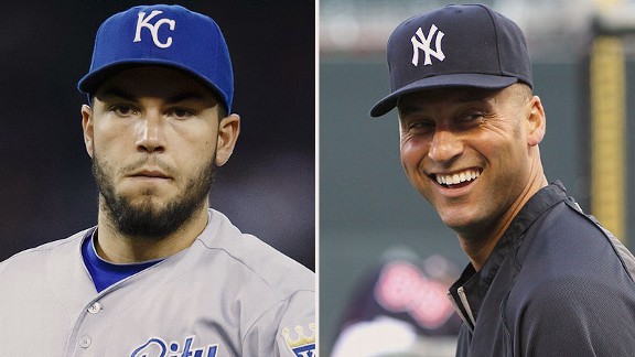 Eric Hosmer and Derek Jeter