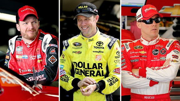 Earnhardt, Kenseth, Harvick