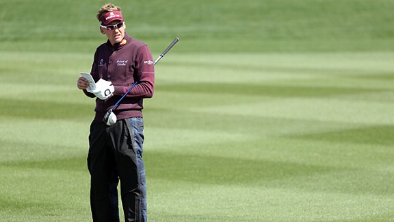 Ian Poulter of England