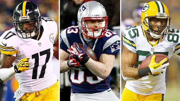 Mike Wallace, Wes Welker, Greg Jennings